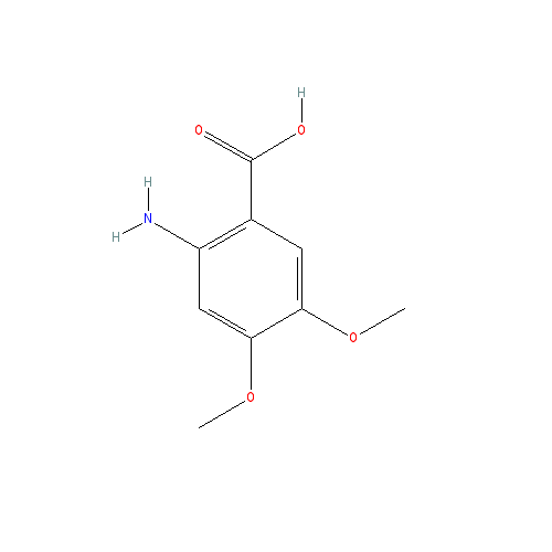 Chemical structure of 4,5-Dimethoxyanthranilic Acid