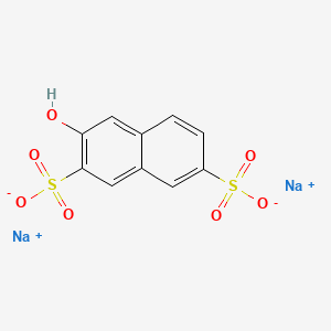Chemical structure of 2-Naphthol-3,6-disulfonic acid disodium salt