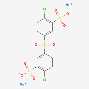 Chemical structure of Disodium Diphenylsulfone-4,4'-dichloro-3,3'-disulfonate