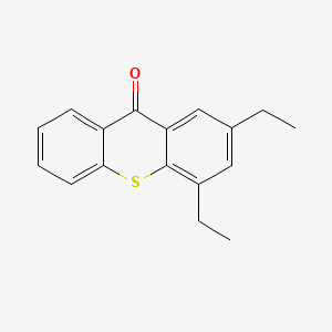 Chemical structure of 2,4-Diethylthioxanthone