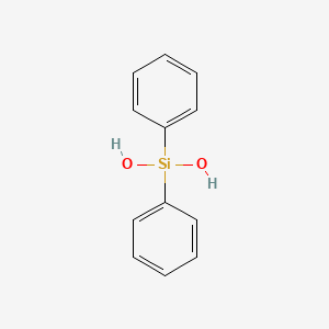 Chemical structure of Diphenylsilanediol