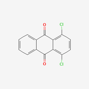 Chemical structure of 1,4-Dichloroanthraquinone