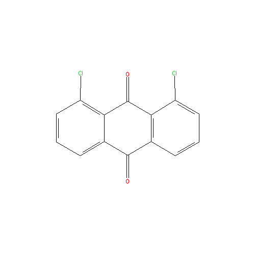 Chemical structure of 1,8-Dichloroanthraquinone