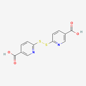 Chemical structure of 6,6'-Dithiodinicotinic Acid