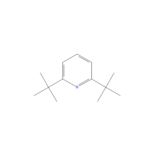 Chemical structure of 2,6-Di-tert-butylpyridine