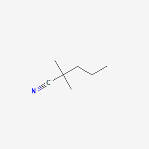 Chemical structure of 2,2-Dimethylvaleronitrile