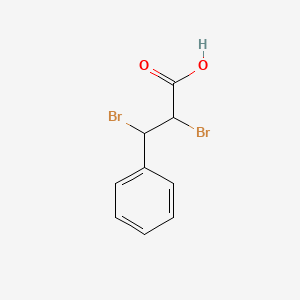 Chemical structure of 2,3-Dibromo-3-phenylpropionic Acid