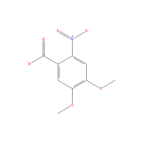 Chemical structure of 4,5-Dimethoxy-2-nitrobenzoic Acid