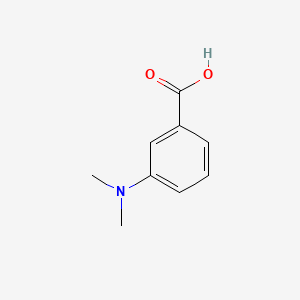 Chemical structure of 3-Dimethylaminobenzoic Acid