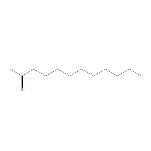 Chemical structure of 2-Dodecanone