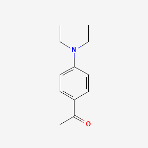 Chemical structure of p-Diethylaminoacetophenone