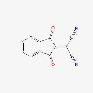 Chemical structure of 2-(Dicyanomethylene)indan-1,3-dione