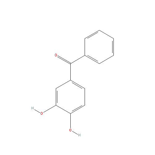 Chemical structure of 3,4-Dihydroxybenzophenone