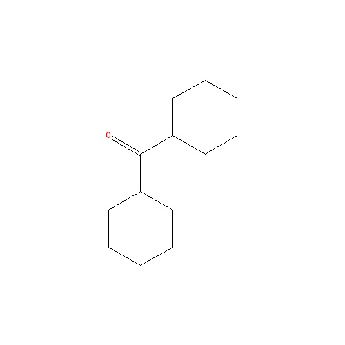 Chemical structure of Dicyclohexyl Ketone