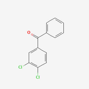 Chemical structure of 3,4-Dichlorobenzophenone