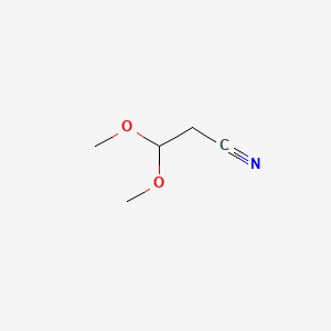 Chemical structure of 3,3-Dimethoxypropionitrile