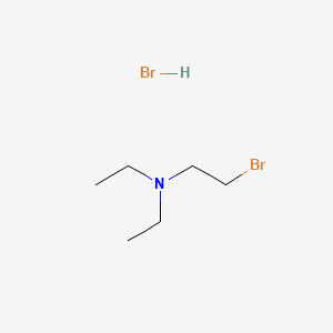 Chemical structure of 2-(Diethylamino)ethyl Bromide Hydrobromide