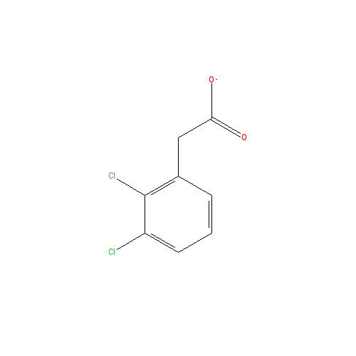 Chemical structure of 2,3-Dichlorophenylacetic Acid
