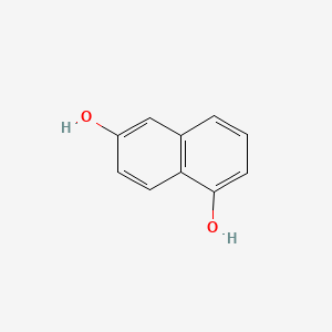 Chemical structure of 1,6-Dihydroxynaphthalene