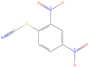 Chemical structure of 2,4-Dinitrophenyl Thiocyanate