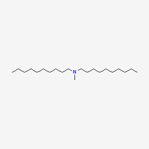 Chemical structure of Didecylmethylamine