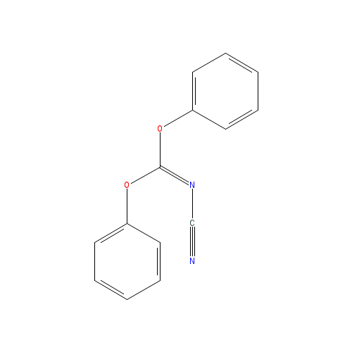 Chemical structure of Diphenyl N-Cyanocarbonimidate
