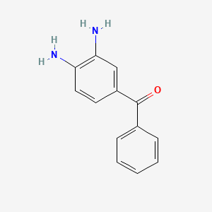 Chemical structure of 3,4-Diaminobenzophenone