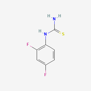 Chemical structure of (2,4-Difluorophenyl)thiourea