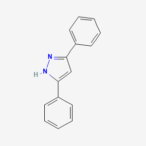 Chemical structure of 3,5-Diphenylpyrazole