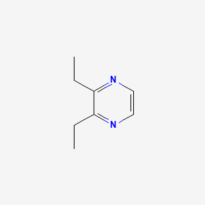 Chemical structure of 2,3-Diethylpyrazine