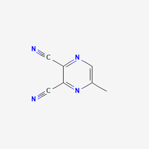 Chemical structure of 2,3-Dicyano-5-methylpyrazine