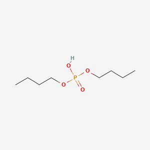 Chemical structure of Dibutyl Phosphate