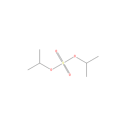 Chemical structure of Diisopropyl Sulfate