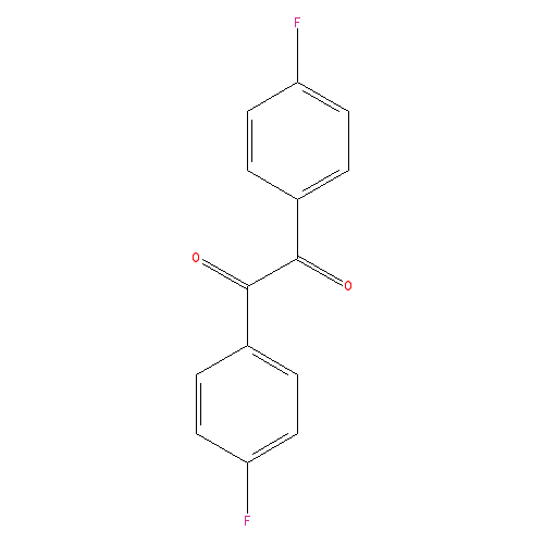 Chemical structure of 4,4'-Difluorobenzil