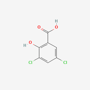 Chemical structure of 3,5-Dichlorosalicylic Acid