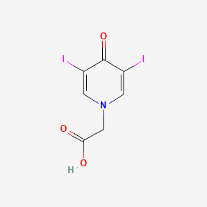Chemical structure of Diodone acid