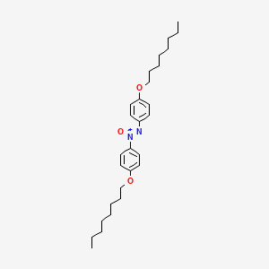 Chemical structure of 4,4'-Di-n-octyloxyazoxybenzene