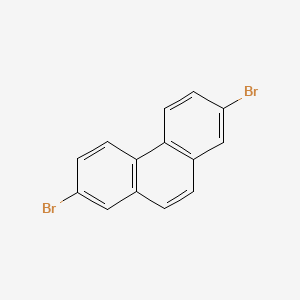 Chemical structure of 2,7-Dibromophenanthrene