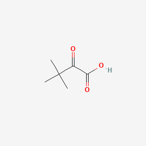 Chemical structure of 3,3-Dimethyl-2-oxobutyric Acid