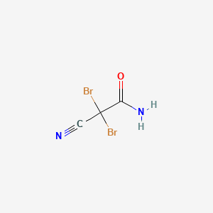 Chemical structure of 2,2-Dibromo-2-cyanoacetamide