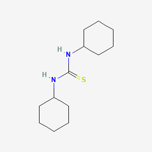 Chemical structure of 1,3-Dicyclohexylthiourea