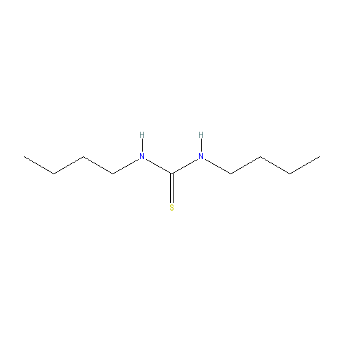 Chemical structure of 1,3-Dibutylthiourea