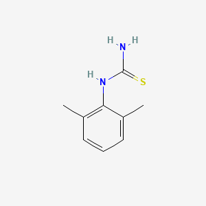 Chemical structure of (2,6-Dimethylphenyl)thiourea