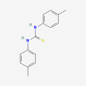 Chemical structure of 1,3-Di(p-tolyl)thiourea