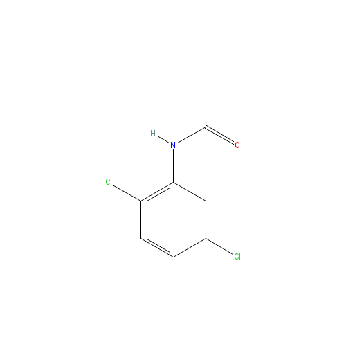 Chemical structure of 2',5'-Dichloroacetanilide