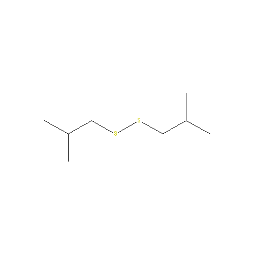 Chemical structure of Diisobutyl Disulfide