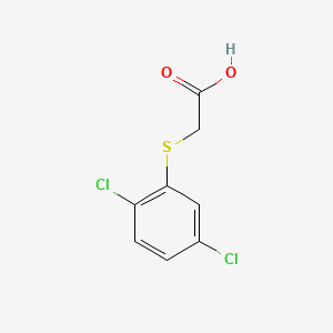 Chemical structure of 2,5-Dichlorophenylthioglycolic Acid