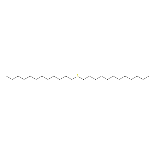 Chemical structure of Dodecyl Sulfide