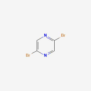 Chemical structure of 2,5-Dibromopyrazine