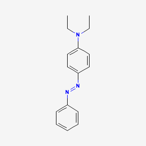 Chemical structure of Solvent Yellow 56